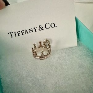 Tiffany & Co crown silver charm